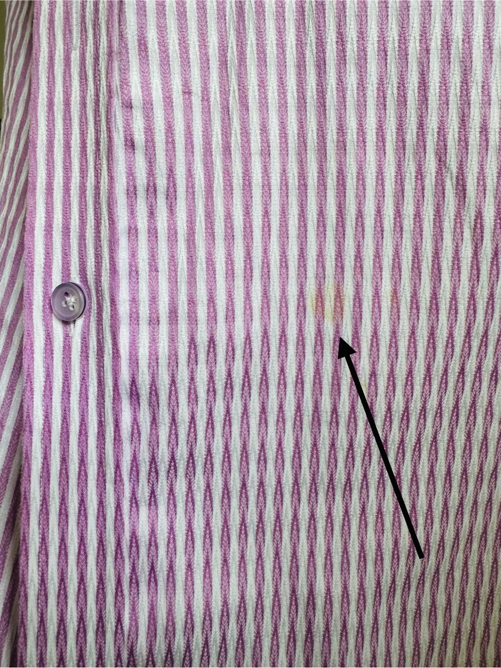 Men’s - Robert Graham Pink & White Striped Dress Shirt - Picture 6 of 6